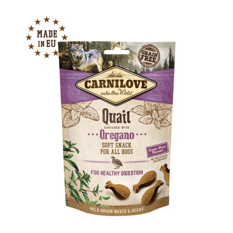 Snack semi-humedo Codorniz con Orégano - Carnilove