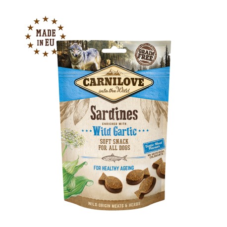 Snack semi-humedo Sardinas con Ajo - Carnilove