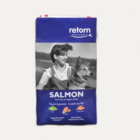 Pienso Natural de Salmón para perros - Retorn