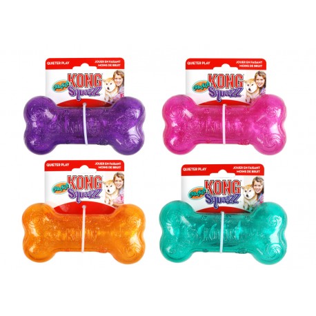 Kong Squeezz Crackle Hueso