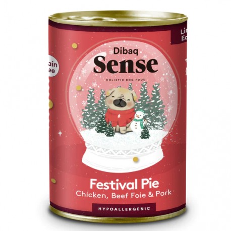 Pastel de carne para perros dibaq sense - Especial navidad