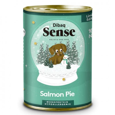 Pastel de salmón monoproteico para perros dibaq sense - Especial navidad