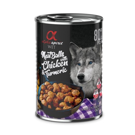 Albóndigas de pollo y cúrcuma