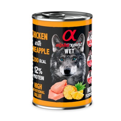 Comida húmeda de Pollo con Piña - AlphaSpirit