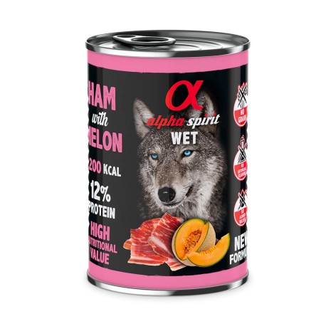 Comida húmeda de Jamón con Melón - AlphaSpirit