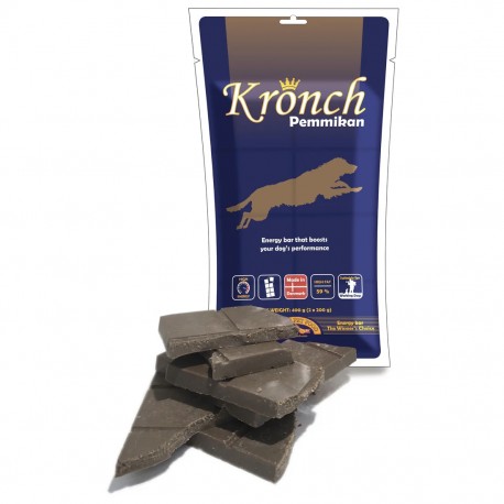Kronch Pemmikan Barrita energetica para perros