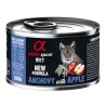 Alpha Spirit Comida húmeda para gatos de Boquerón con Manzana