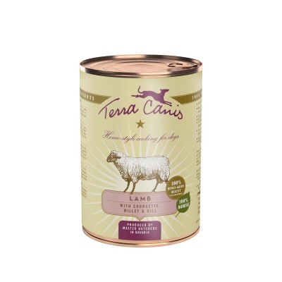 TERRA CANIS CLASSIC - Cordero con calabacin, con mijo y eneldo