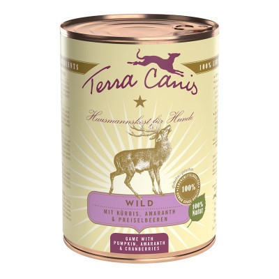 TERRA CANIS CLASSIC - Ciervo con calabaza, con amaranto y arandanos
