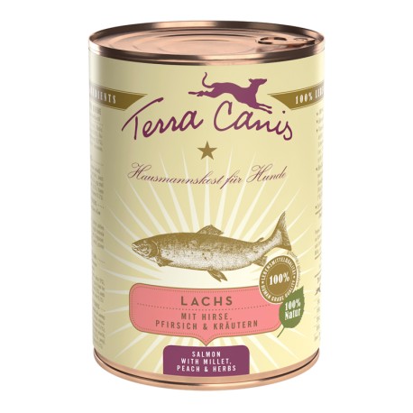 TERRA CANIS CLASSIC - Salmon con mijo, melocoton y hierbas